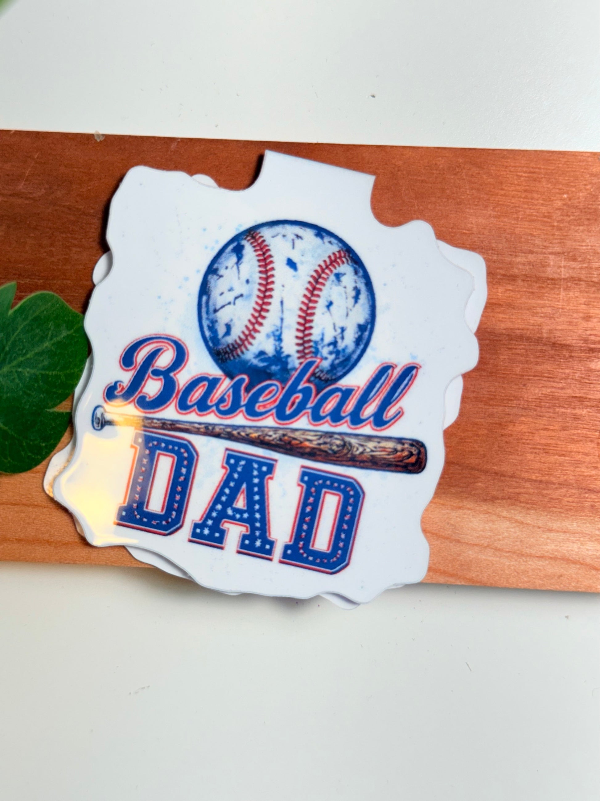 Baseball Dad Magnetic Bookmark