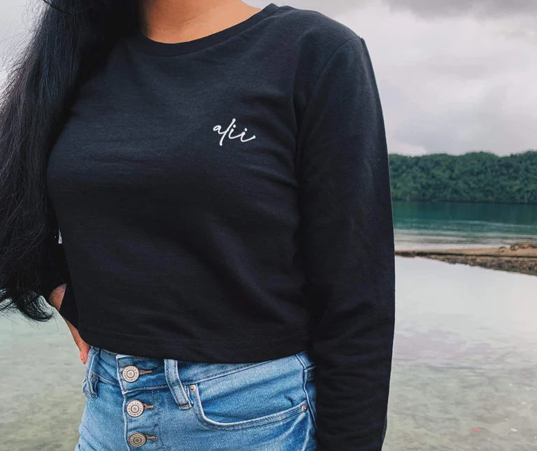 Alii Long Sleeve Crop Top