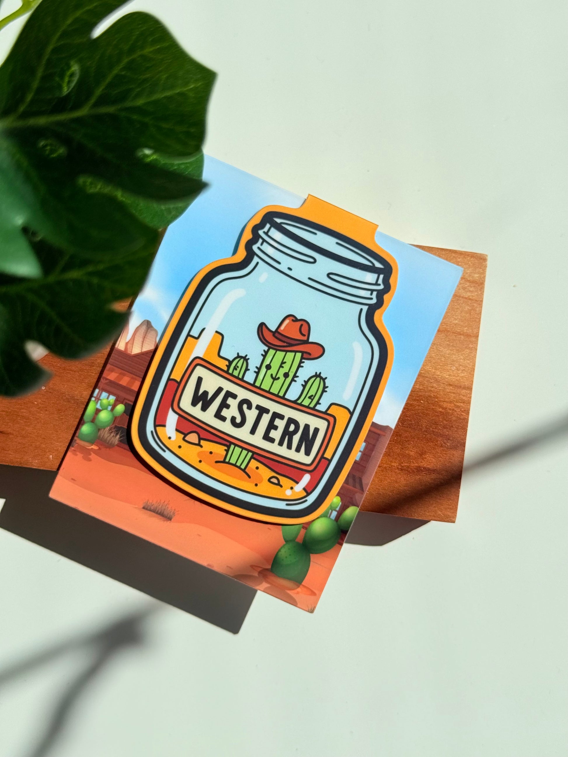 Western Magnetic Bookmark