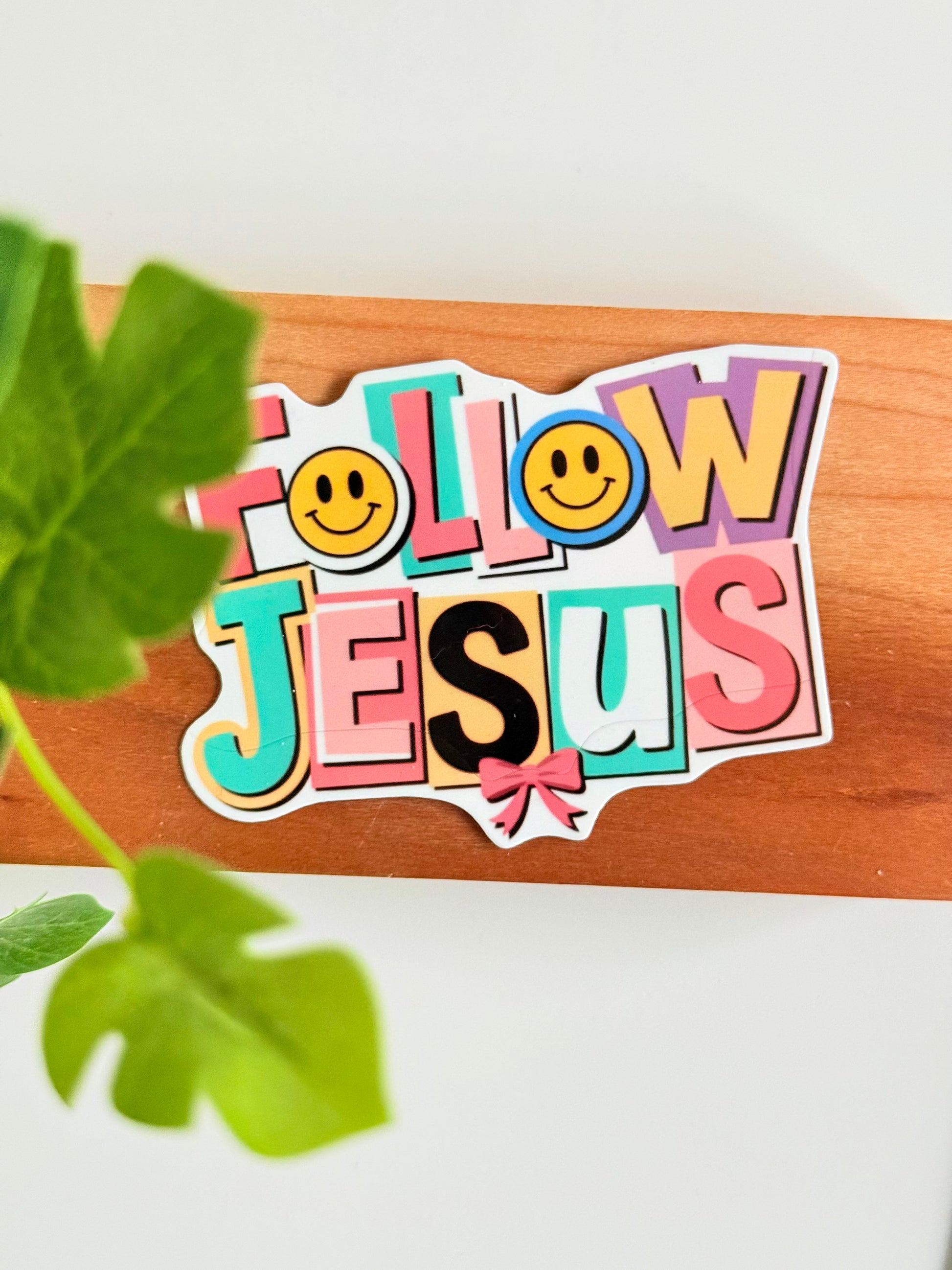 Follow Jesus Sticker
