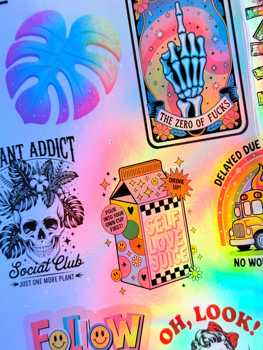 VINYL STICKER PAPER | HOLOGRAPHIC [A4]