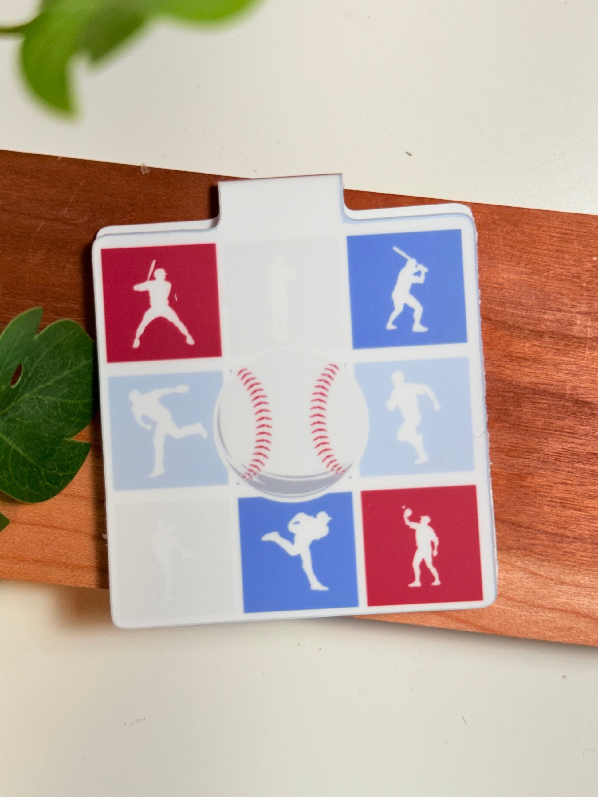 Baseball Positions Magnetic Bookmark
