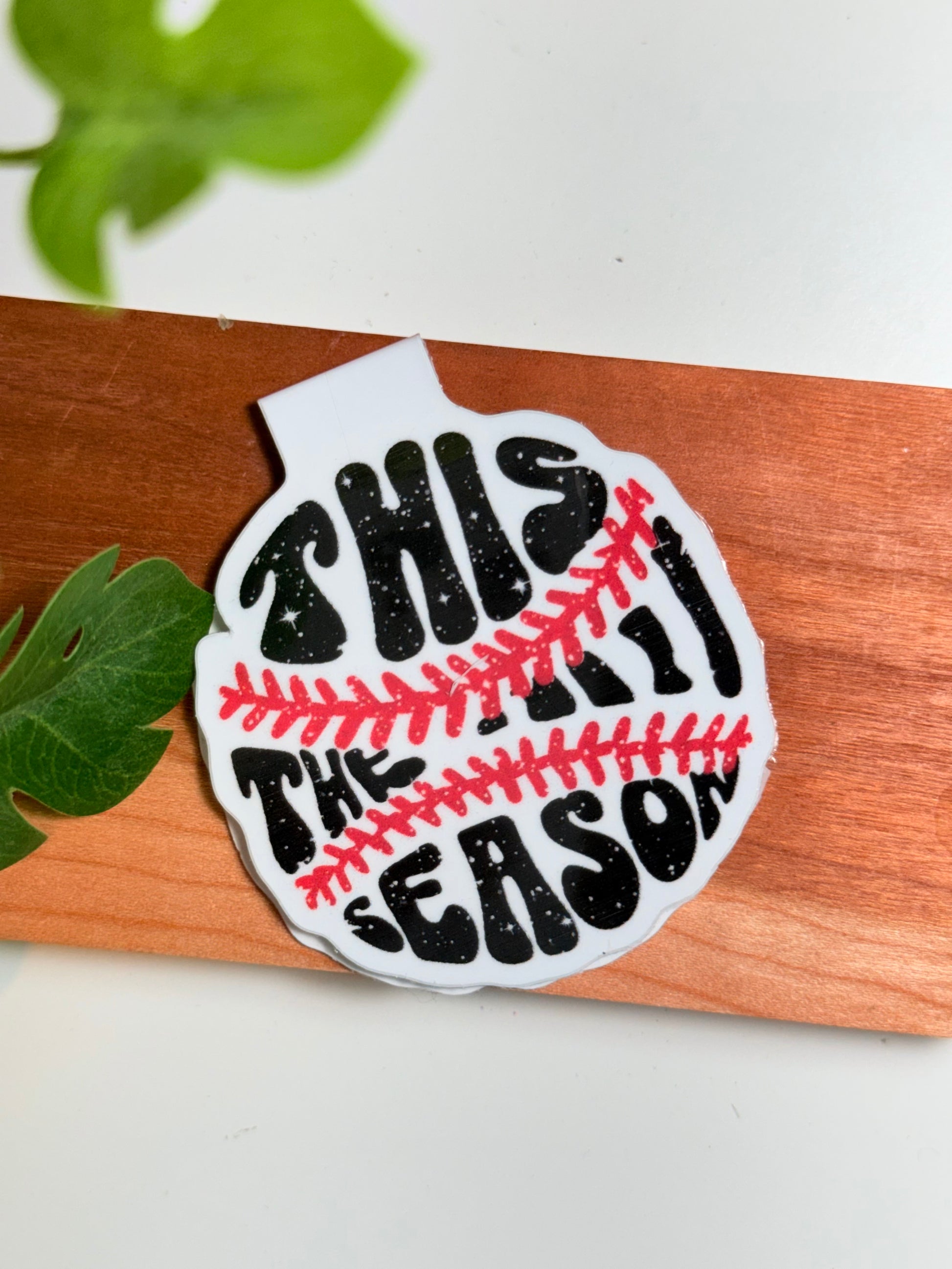 Baseball This The Season Magnetic Bookmark