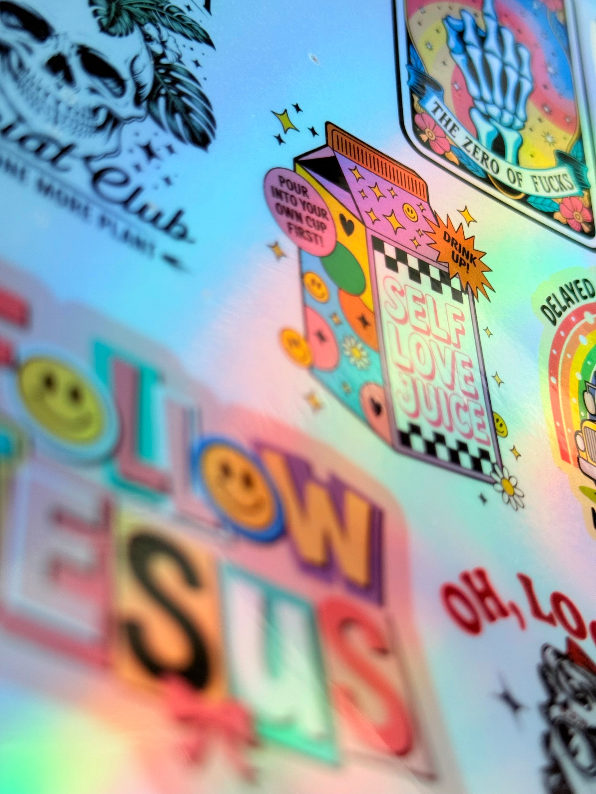 VINYL STICKER PAPER | HOLOGRAPHIC [A4]