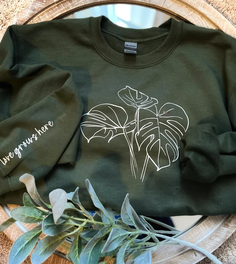 Monstera Crewneck