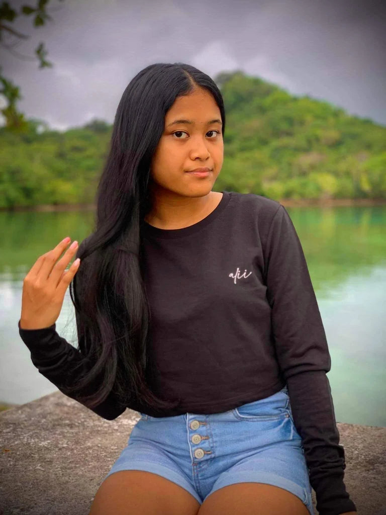 Alii Long Sleeve Crop Top