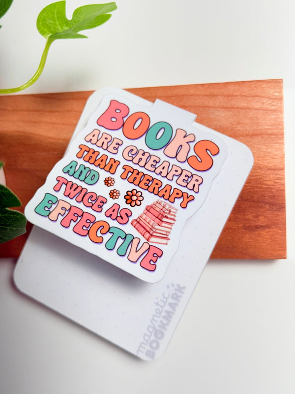 Books Are Cheaper Than Therapy & Twice As Effective