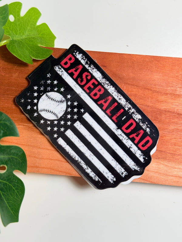 USA Baseball Dad Magnetic Bookmark