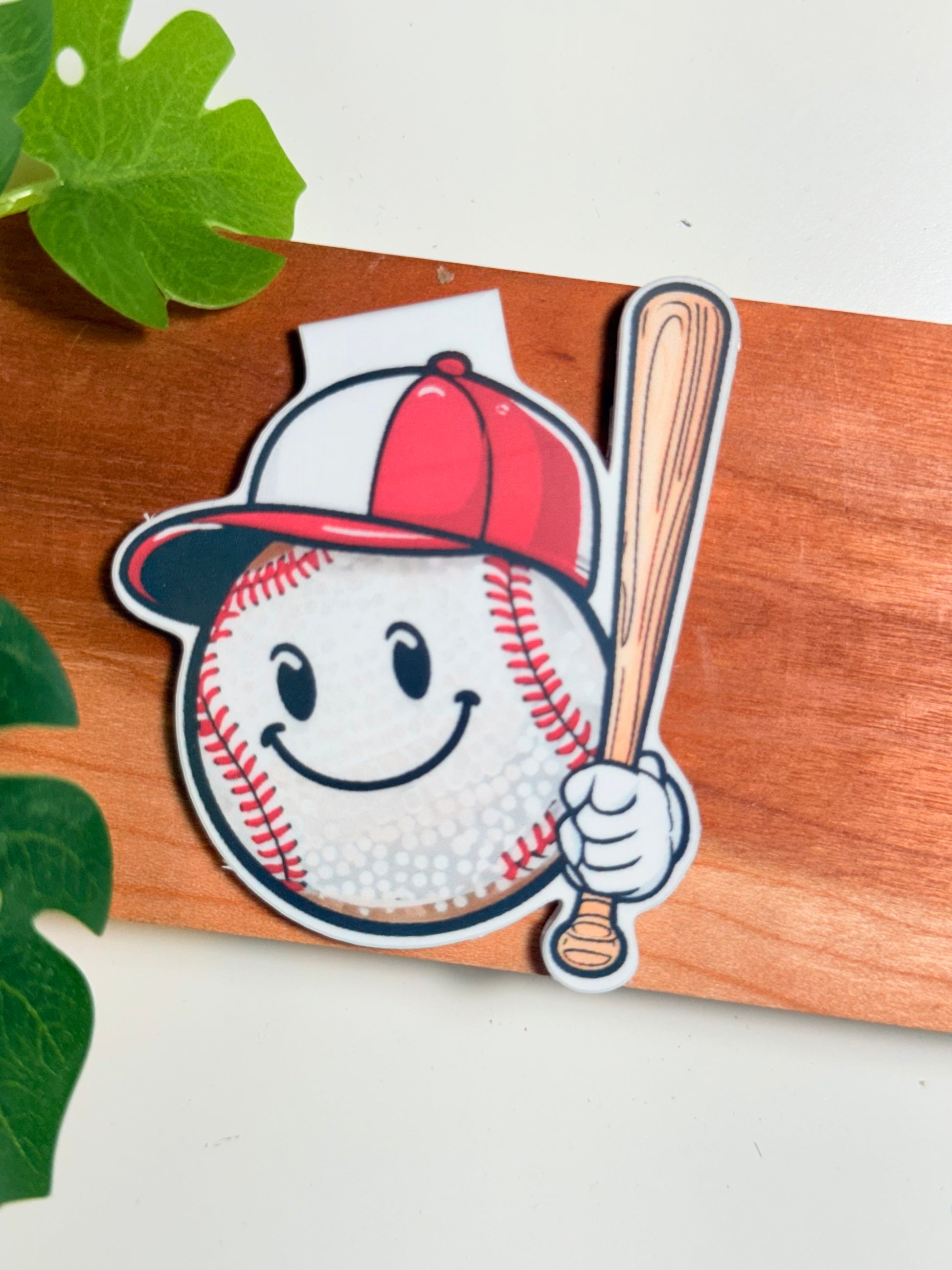 Cute Baseball Magnetic Bookmark