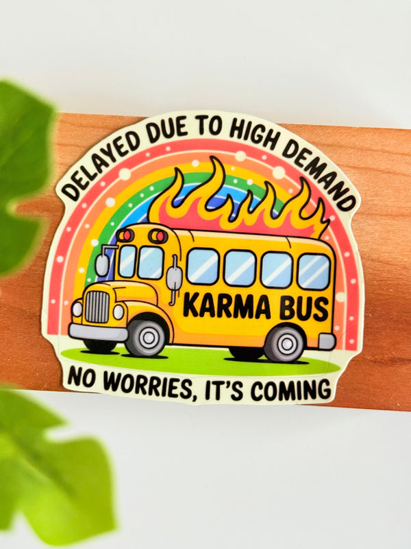 Karma Bus Sticker
