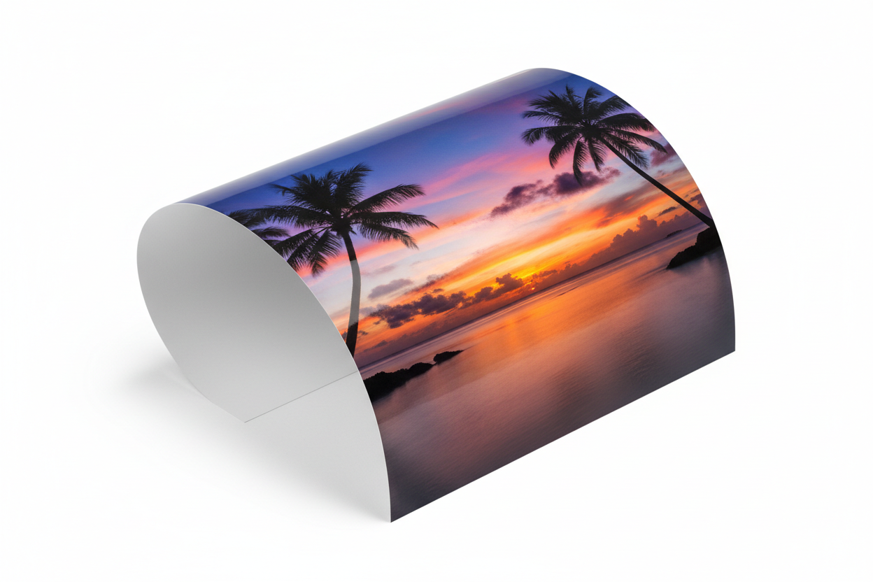 double sided photo paper print