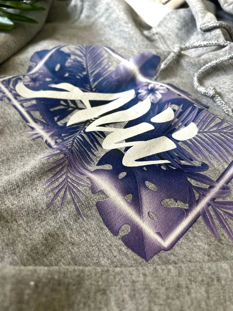 Purple Palms – Alii Tropical Sweater