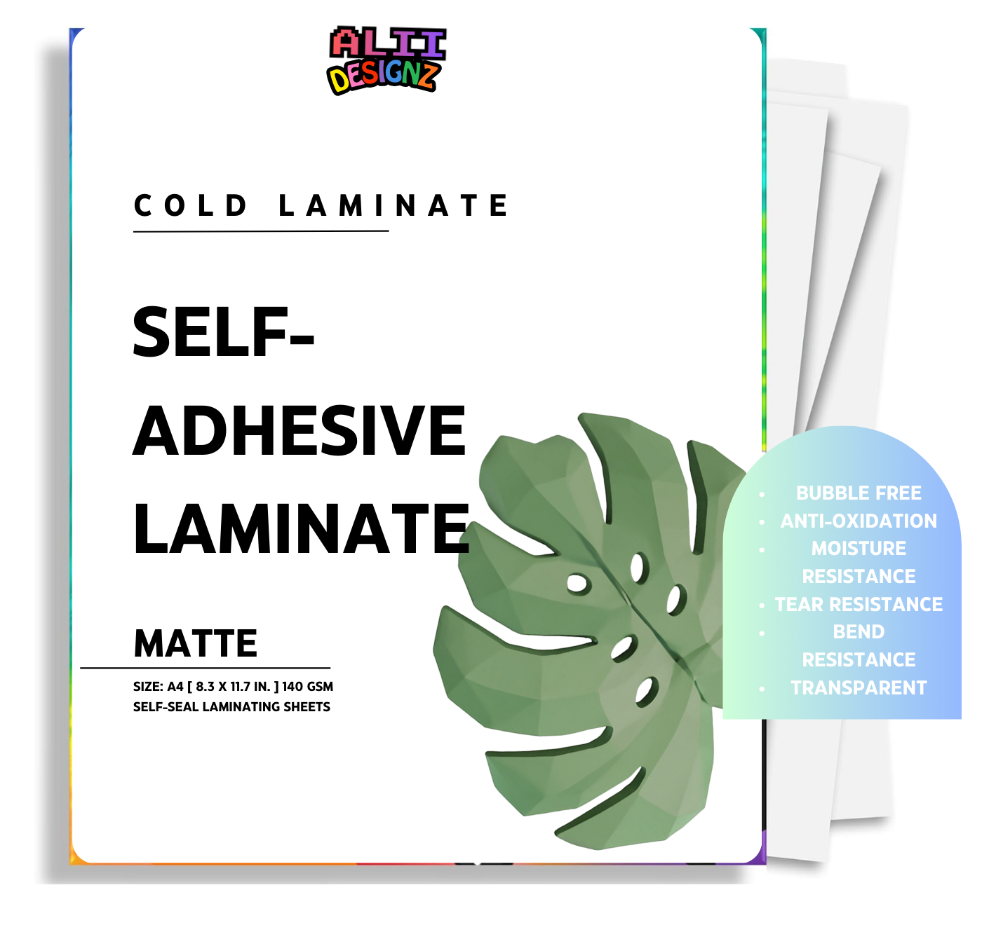 SELF-ADHESIVE LAMINATE | MATTE [A4]