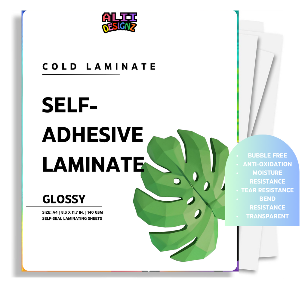 SELF-ADHESIVE LAMINATE | GLOSSY [A4]
