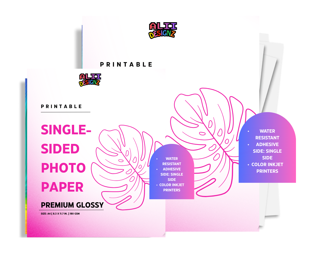 PHOTO PAPER - SINGLE SIDED GLOSSY [A3 | A4 ]