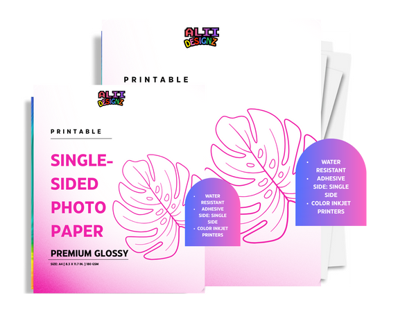 PHOTO PAPER - SINGLE SIDED GLOSSY [A3 | A4 ]