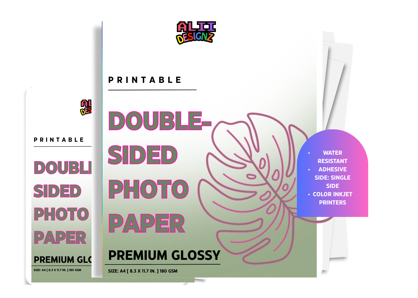 PHOTO PAPER - DOUBLE SIDED GLOSSY [A3 | A4 ]